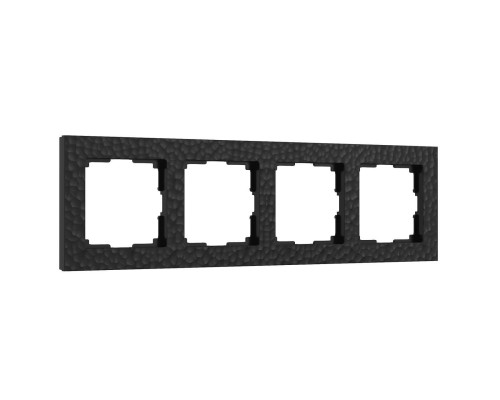 Рамка Werkel Hammer на 4 поста черный W0042408 4690389163494 Рамка Werkel Hammer на 4 поста черный W0042408 4690389163494