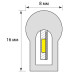 Гибкий неон Uniel 8W/m 120LED/m 2835SMD желтый 50M ULS-N21-2835-120LED/m-8mm-IP67-220V-8W/m-50M-Yellow UL-00003769