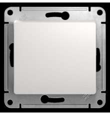 Выключатель одноклавишный Systeme Electric Glossa 10A 250V белый GSL000111