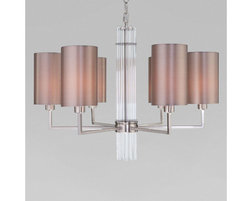 Подвесная люстра Eurosvet Soffio 60134/6 никель