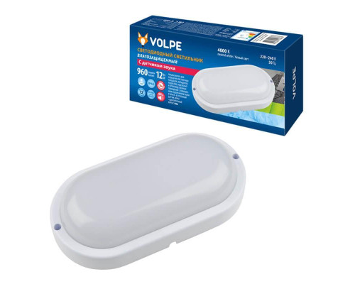 Потолочный светодиодный светильник Volpe ULW-Q215 12W/4000K Sensor IP65 White UL-00004068 Потолочный светодиодный светильник Volpe ULW-Q215 12W/4000K Sensor IP65 White UL-00004068