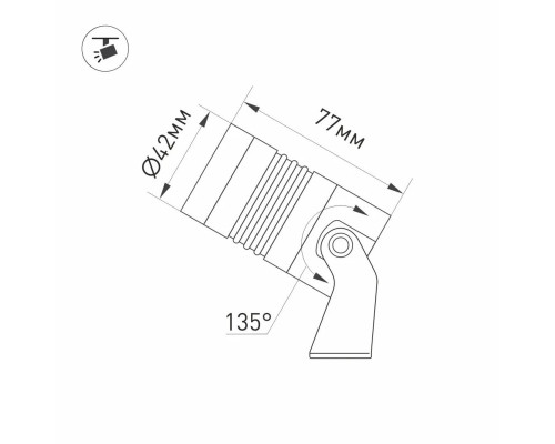 Уличный светодиодный светильник Arlight ALT-RAY-R42-5W Warm3000 (RAL 6010, 25 deg, 230V) 042661 Уличный светодиодный светильник Arlight ALT-RAY-R42-5W Warm3000 (RAL 6010, 25 deg, 230V) 042661