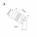 Уличный светодиодный светильник Arlight ALT-RAY-R42-5W Warm3000 (RAL 6010, 25 deg, 230V) 042661