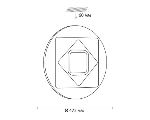 Настенно-потолочный светильник Sonex Color Cova 3037/EL Настенно-потолочный светильник Sonex Color Cova 3037/EL